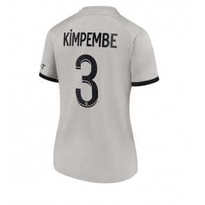 Paris Saint-Germain Presnel Kimpembe #3 kläder Kvinnor 2022-23 Bortatröja Kortärmad